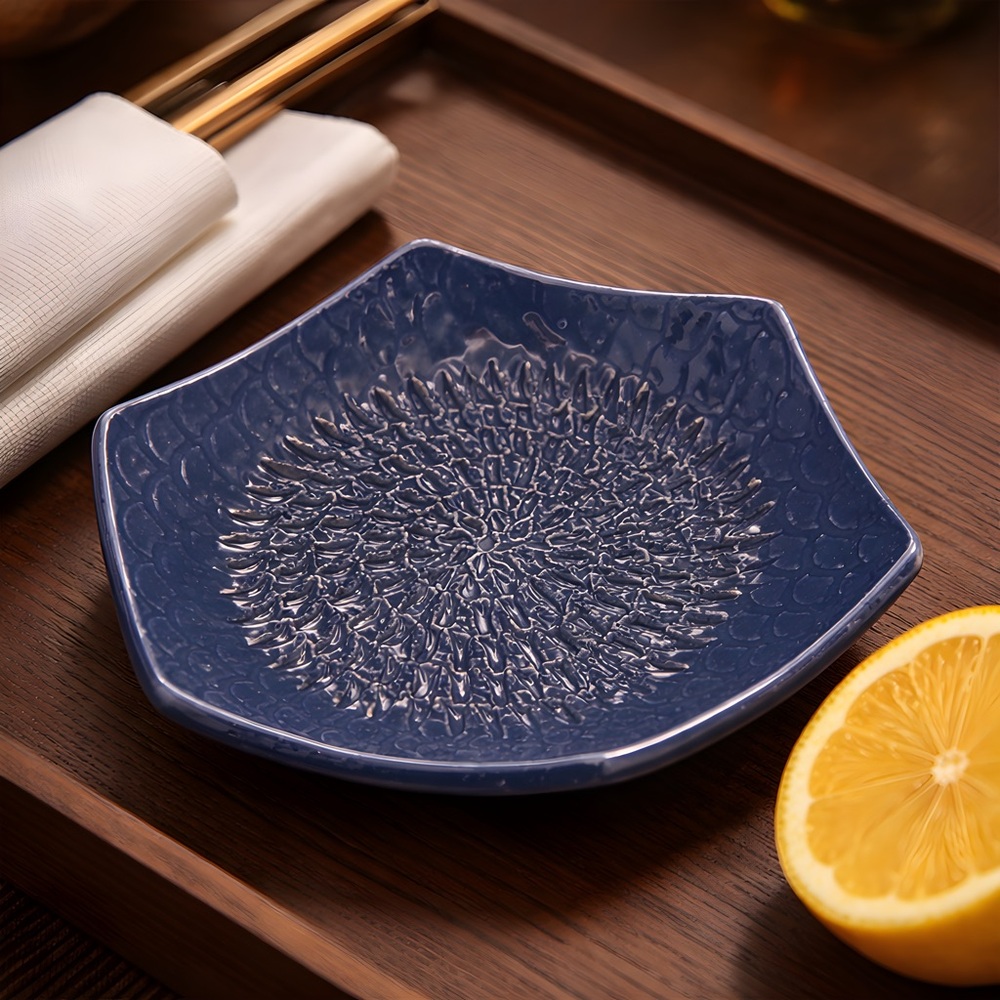 Blue Textured Grate Plate